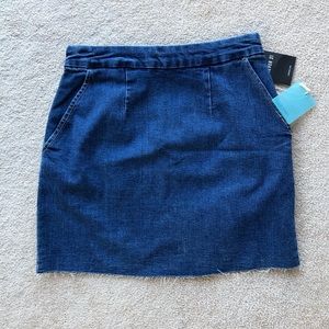 NWT dark wash denim skirt